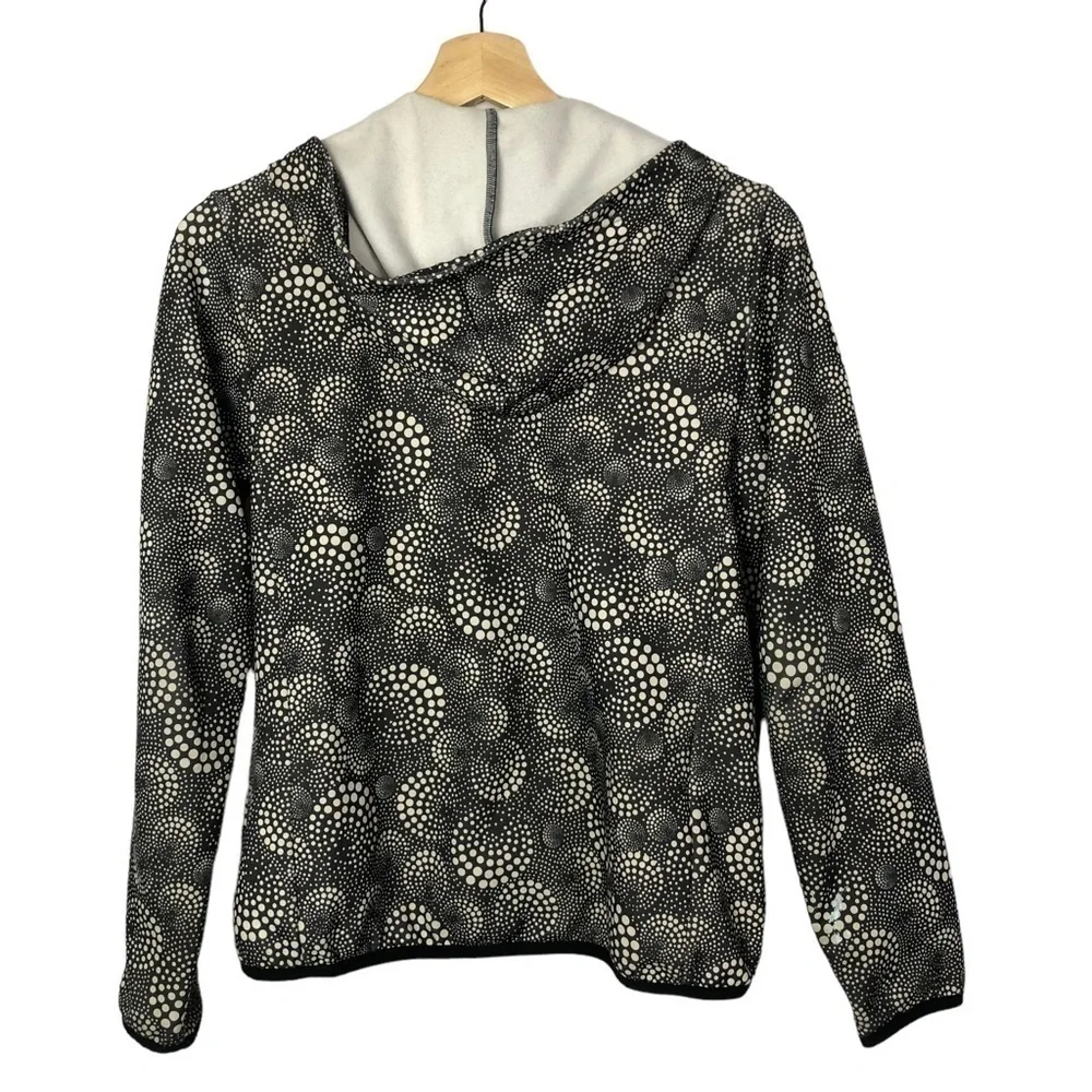 The North Face Black & White Printed Full Zip Jacket L‎